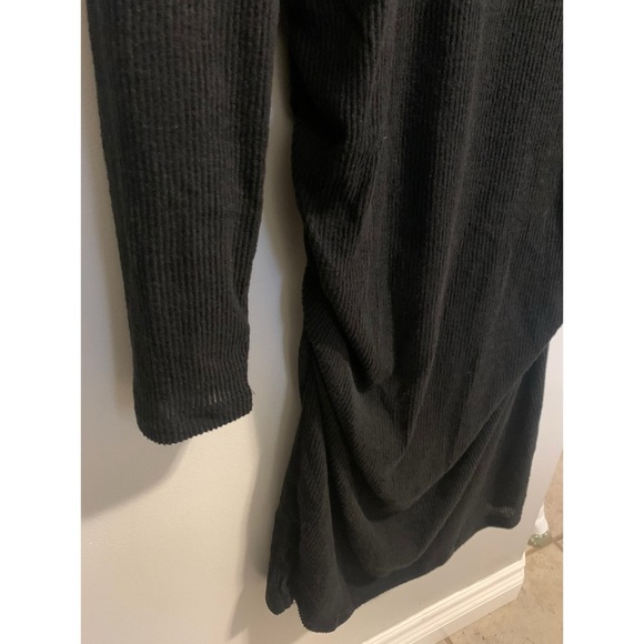 π Elegant Black Hooded Maternity Dress XL - Picture 11 of 13